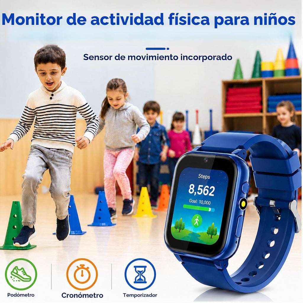 Smart Watch para Niños, Niñas, Azul
