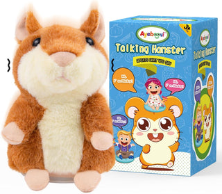 Hámster parlante de peluche que repite lo que dices de Halobang, re...