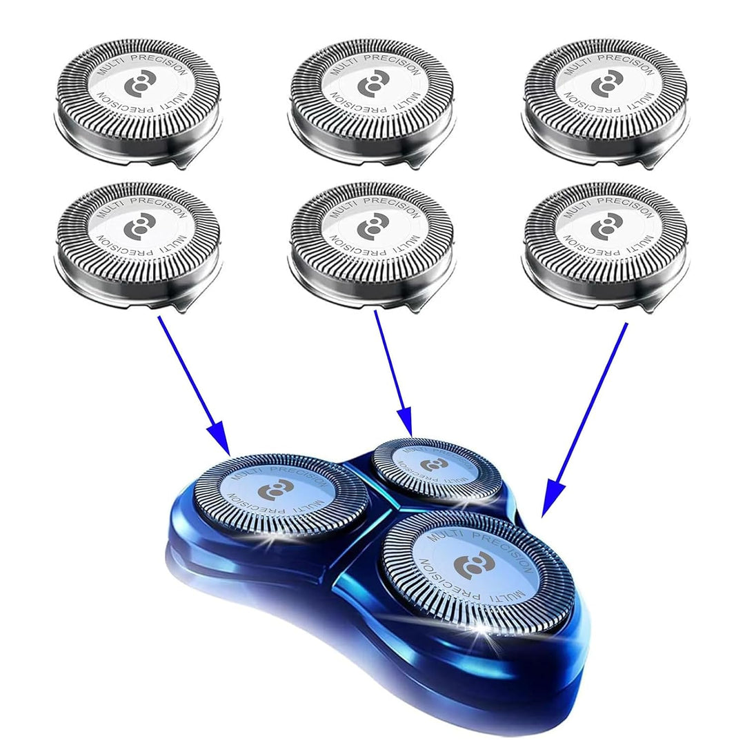 Cabezales de repuesto HQ8 compatibles con la afeitadora Philips Nor...