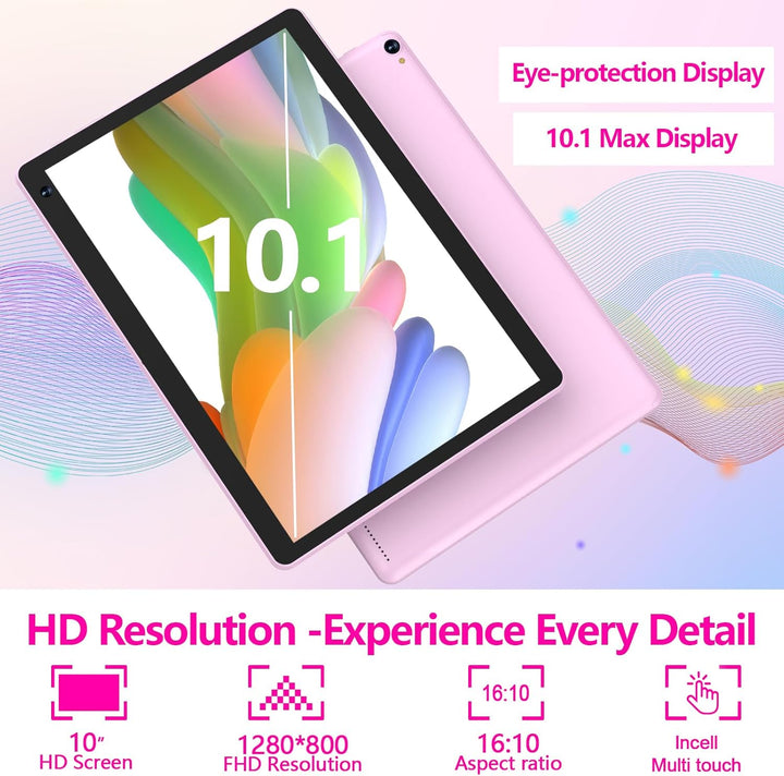 Tablet Android 15 de 10 pulgadas, 8GB RAM 32GB ROM CPU potente de c...