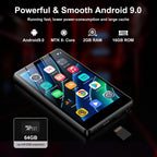 Reproductor de música de 80 GB, reproductor MP3 MP4 con Bluetooth y WiFi con pantalla táctil IPS de 4 pulgadas, reproductores de audio digital M503 Pro Spotify con Amazon Music, audible, navegador