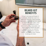 Kit de Aseo para Barba Live Bearded - Aceite y Mantequilla para Bar...