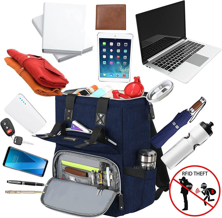 Mochila para computadora portátil de 15.6 pulgadas, elegante mochil...