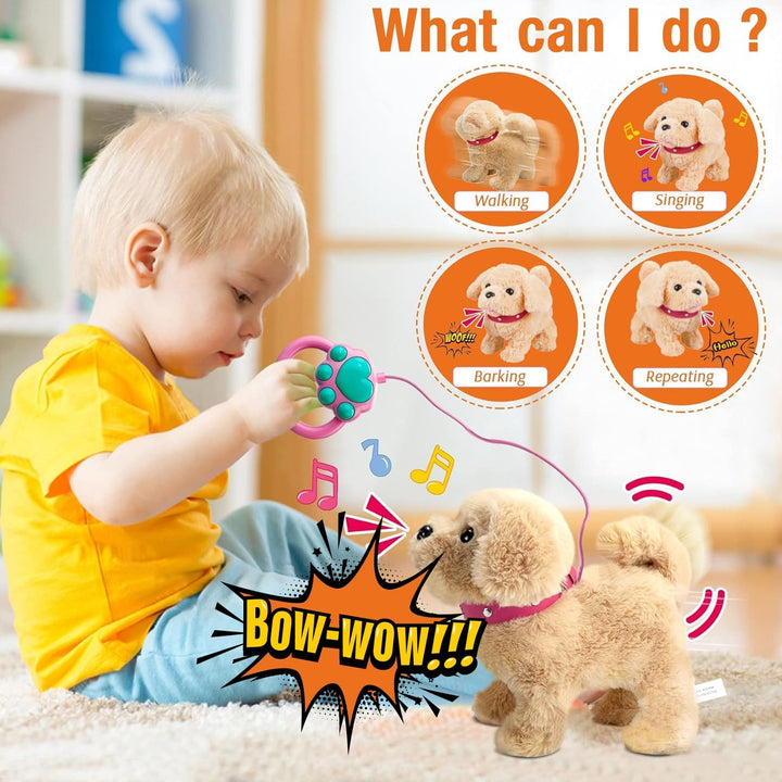 Koonie - Juguete de peluche parlante de Golden Retriever que repite...