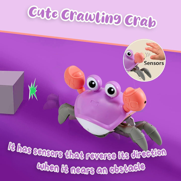 Juguete de Cangrejo Morado para Bebé que Gatea - Cangrejo Violeta p...