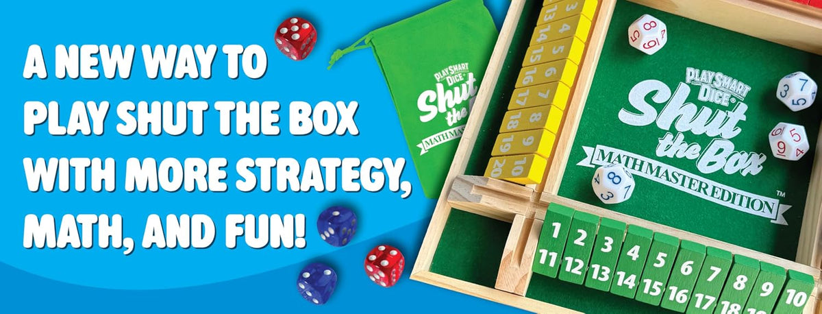 Semper Smart Games PlaySmart Dice Shut Box Math Master