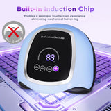 Gugusure Lámpara de uñas LED UV, secador de uñas mejorado de 180 W...