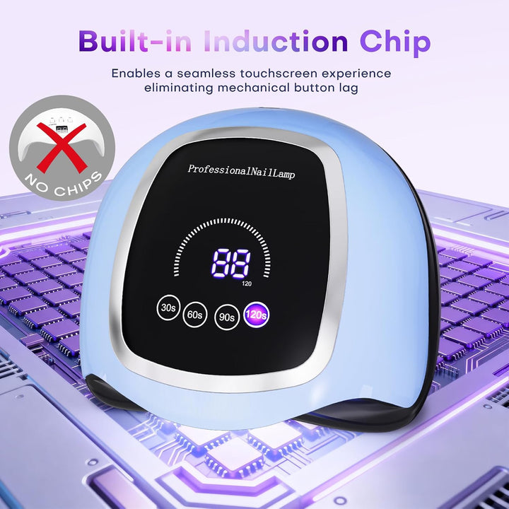 Gugusure Lámpara de uñas LED UV, secador de uñas mejorado de 180 W...