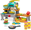 Play-Doh Super Sizzlin' Kitchen Playset, sonidos realistas de juguete de cocina, más de 25 alimentos para crear, artes y manualidades para niños mayores de 3 años