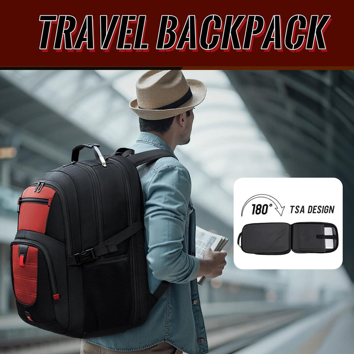 JARWAM Mochila extra grande para laptop con garantía de por vida, b...
