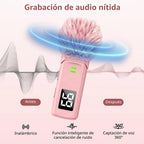 Mini micrófono inalámbrico para creadores de contenido