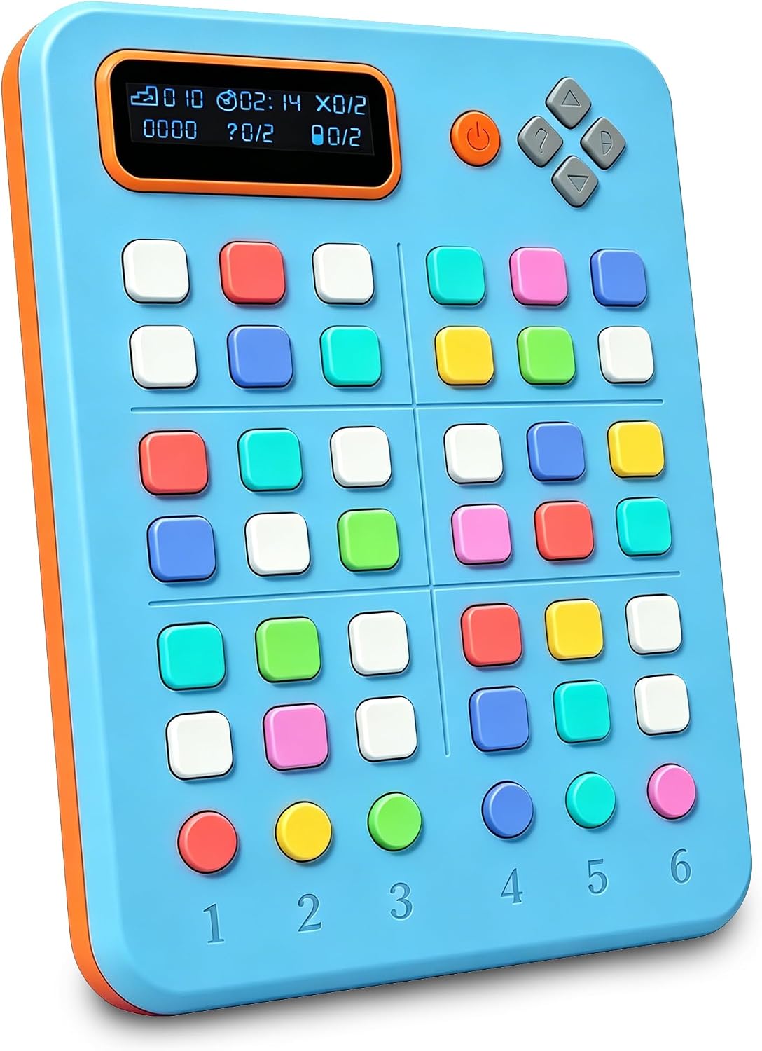 Consola Sudoku de color, juego electrónico azul Sudoku