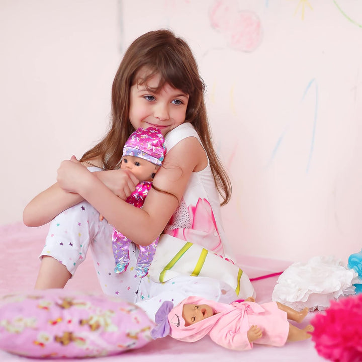 12 juegos de ropa y accesorios para muñecas bebé de 14-16 pulgadas,...