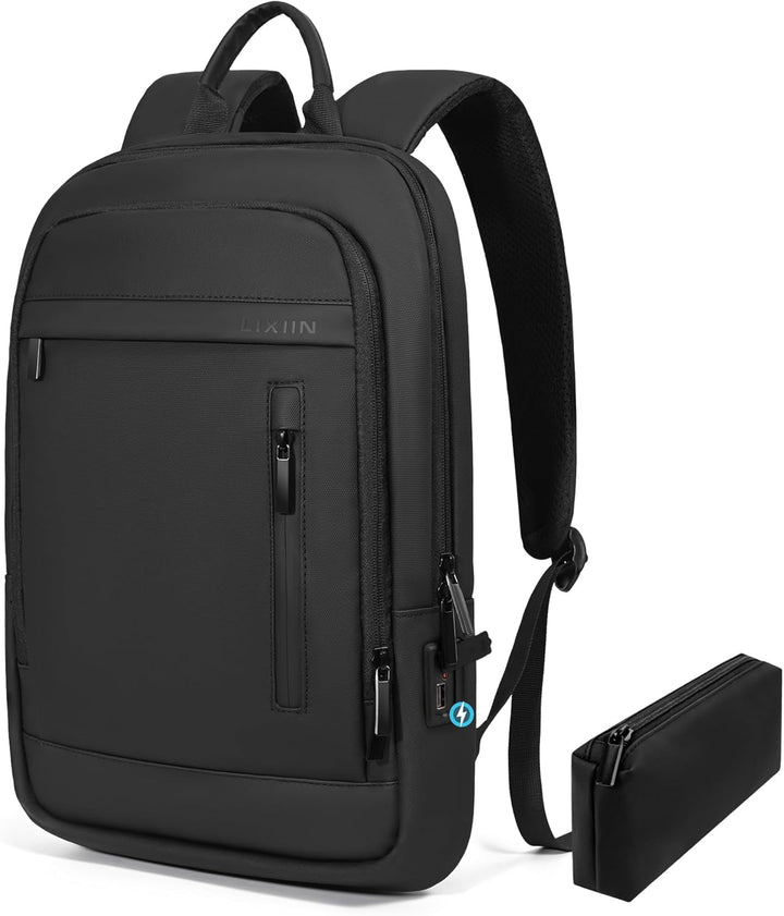 Mochila de negocios para hombres antirrobo resistente al agua mochi...