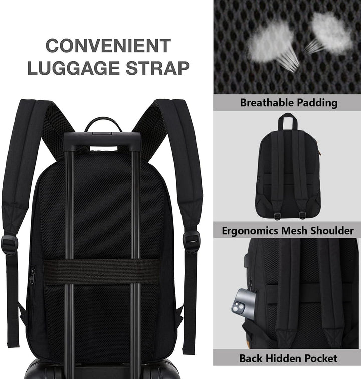 KEOFID Mochila para laptop, mochila de viaje para hombres y mujeres...