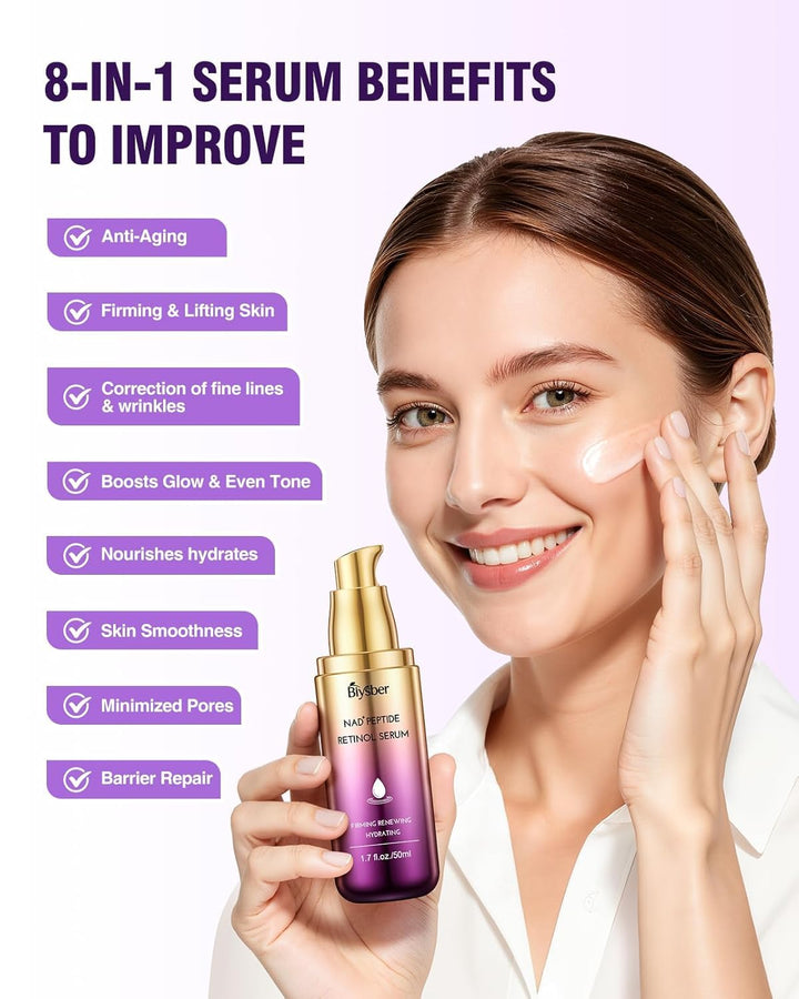 Suero de péptidos de retinol para la cara: suero de colágeno reafir...