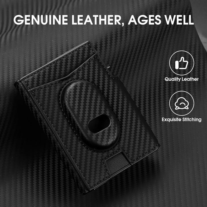 GAOCHALE Cartera para hombre Samsung Smarttag2 con clip para dinero...