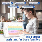 Calendario digital de pared de 21.5 pulgadas con gráfico de tareas y