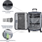 Travelpro Crew Classic Maleta de mano ligera, extensible, de lados suaves, Azul patriota