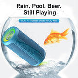 Ortizan Altavoz Bluetooth portátil inalámbrico, IPX7 impermeable, a...