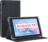 NOVOJOY Tablet de 7 Pulgadas con Estuche, Tablet PC Android 15, Alm...