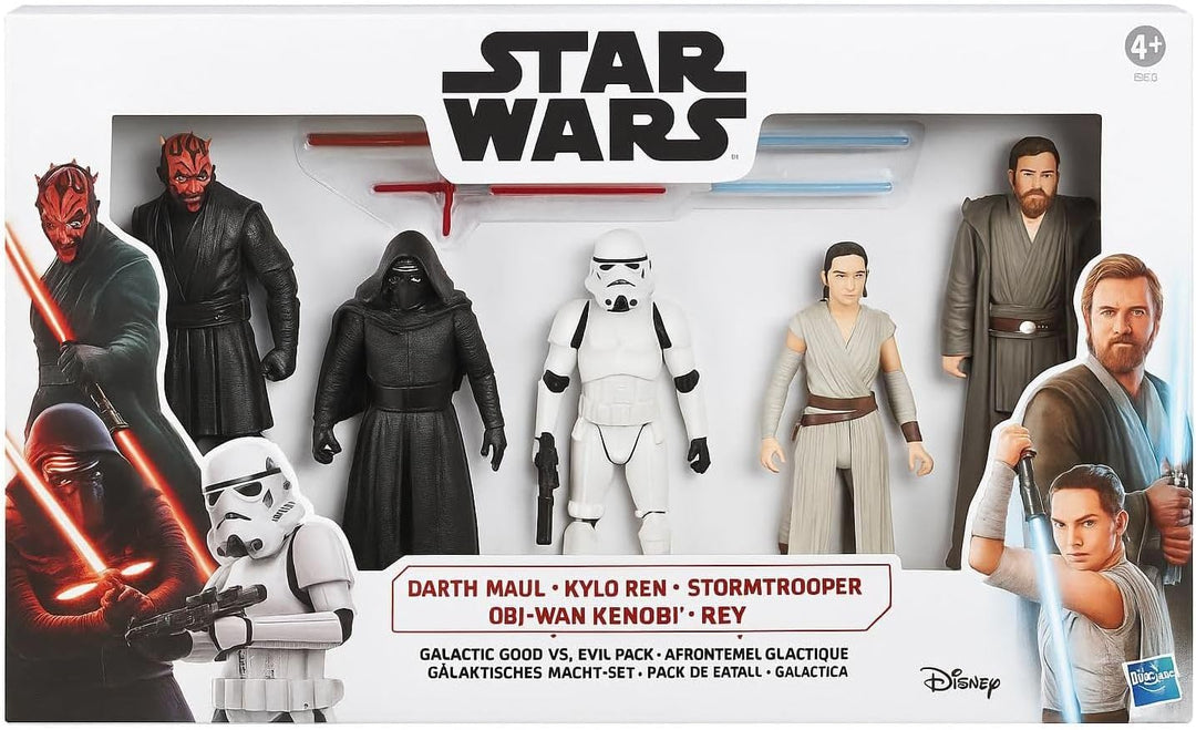 Star Wars Galactic Good vs. Evil - Juego de figuras de acción de 6...