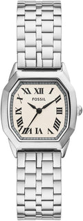 Fossil Harlow - Reloj de pulsera de acero inoxidable con tres manecillas para mujer