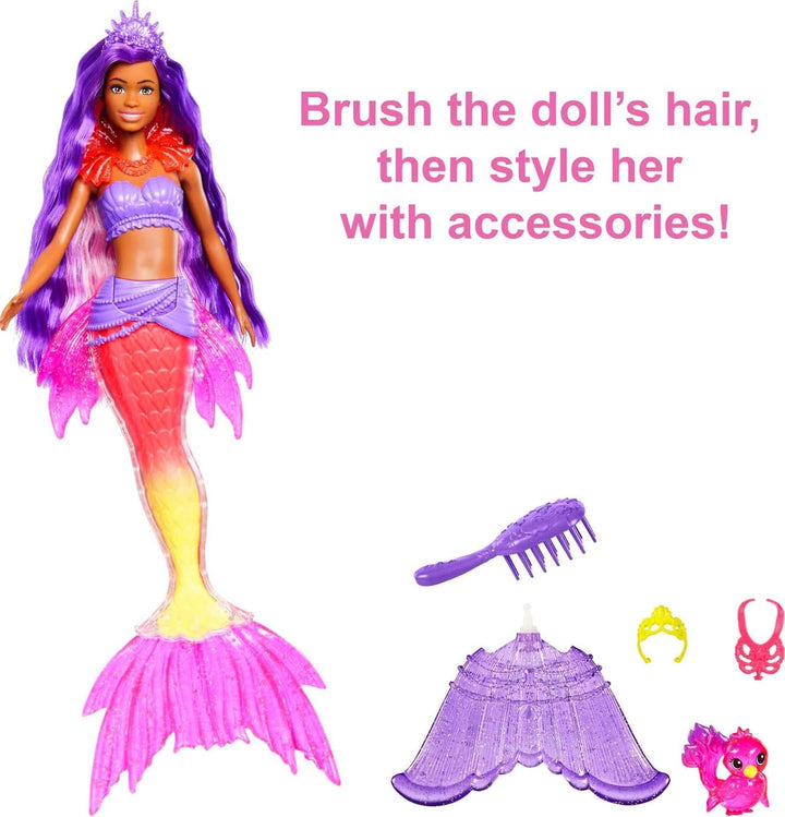 Set de muñeca sirena Barbie Mermaid Power, muñeca de moda Barbie &#...