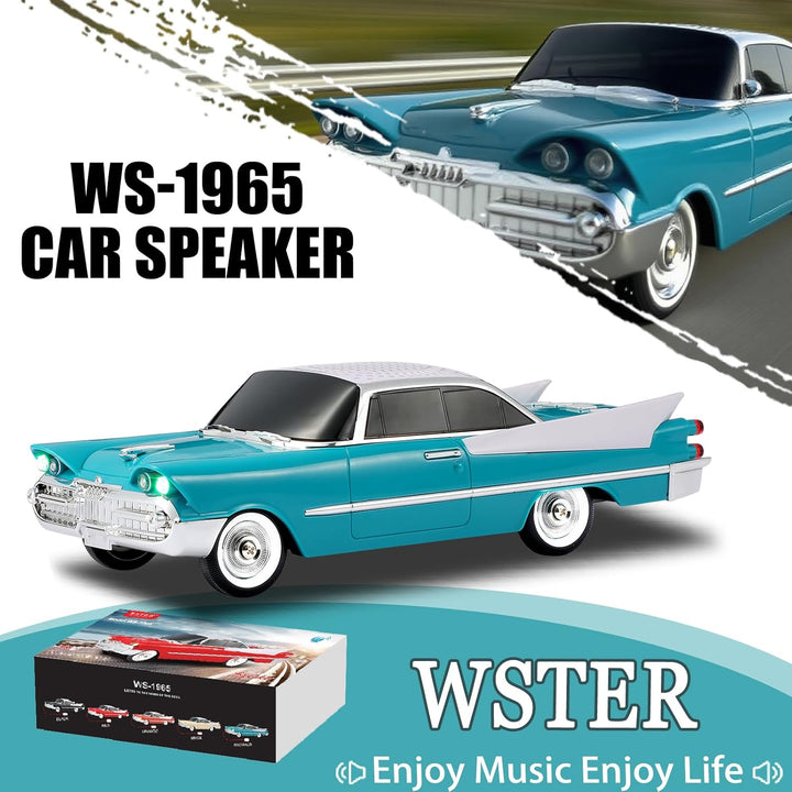 WSTER WS-1965 Replica Altavoz Bluetooth \u2013 Diseño Retro Cohete...