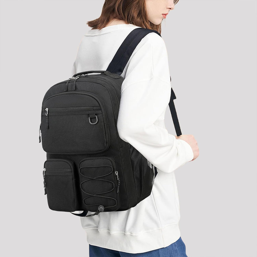Mochila Lohol resistente al agua con múltiples bolsillos para viaje...