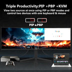 Monitor 5K, Z-Edge 49 pulgadas 1500R monitor curvado para juegos, m...