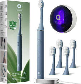Oday Cepillo de dientes eléctrico Sonic para adultos con soporte de...