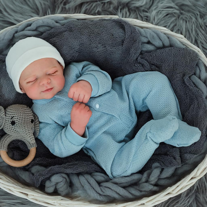 WOOROY Muñecas de bebé renacidas realistas - Muñeca de bebé niño de...