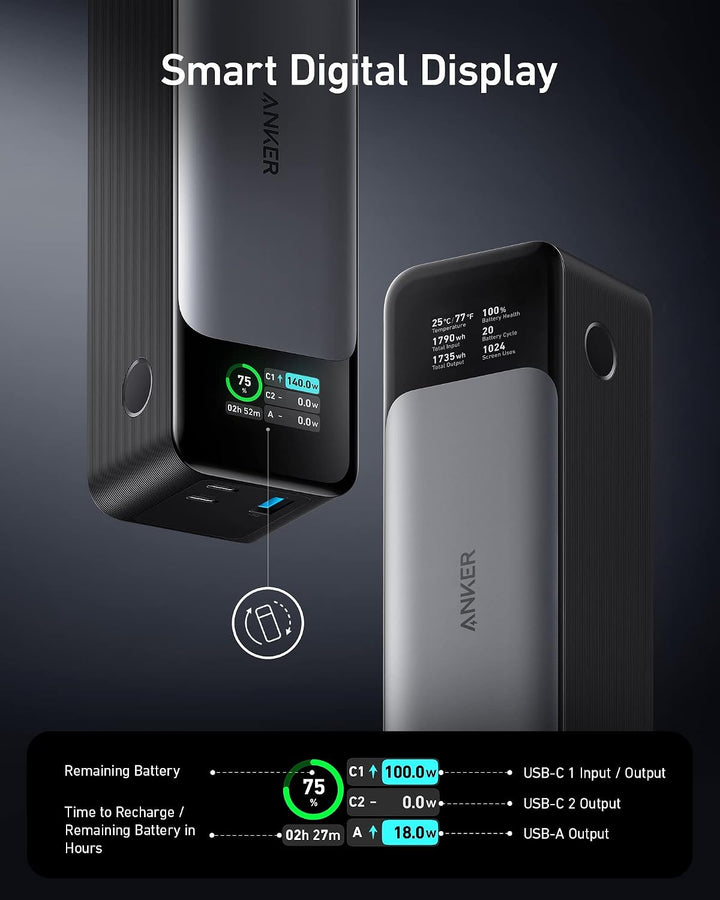 Anker Nano Power Bank, 10,000mAh y 737 Power Bank, 24,000mAh (paquete)