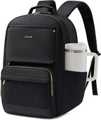 LOVEVOOK Mochila para laptop para mujer con bolsillo para taza de g...