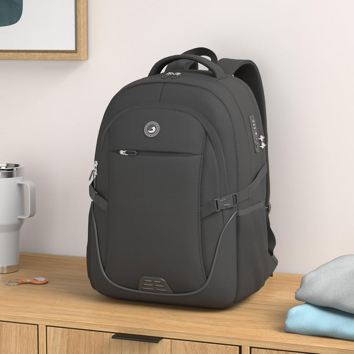 Mochila antirrobo para portátil con carga USB compatible con portát...