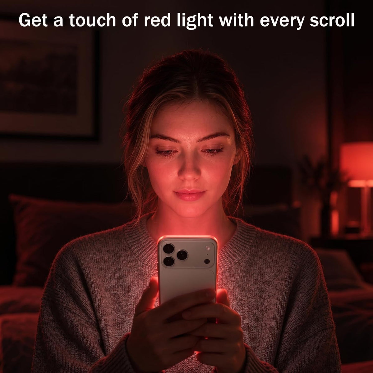Huibao Protector de pantalla convertidor de luz roja para iPhone 18 Pro Max