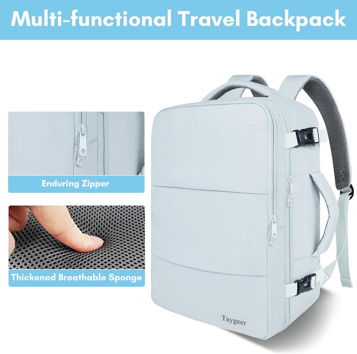 Taygeer Mochila de Equipaje de Mano, Mochila de Viaje de 40l para M...