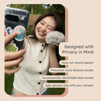 Casio Moflin AI Smart Companion Robot - Plata