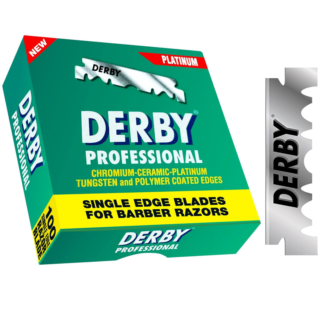 1000 cuchillas de afeitar "Derby Professional" de un solo f...