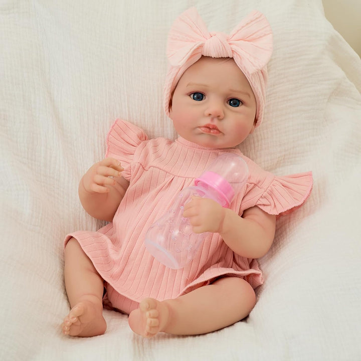 FOCKOF Muñecas realistas de bebé Reborn de 18 pulgadas, muñeca de b...