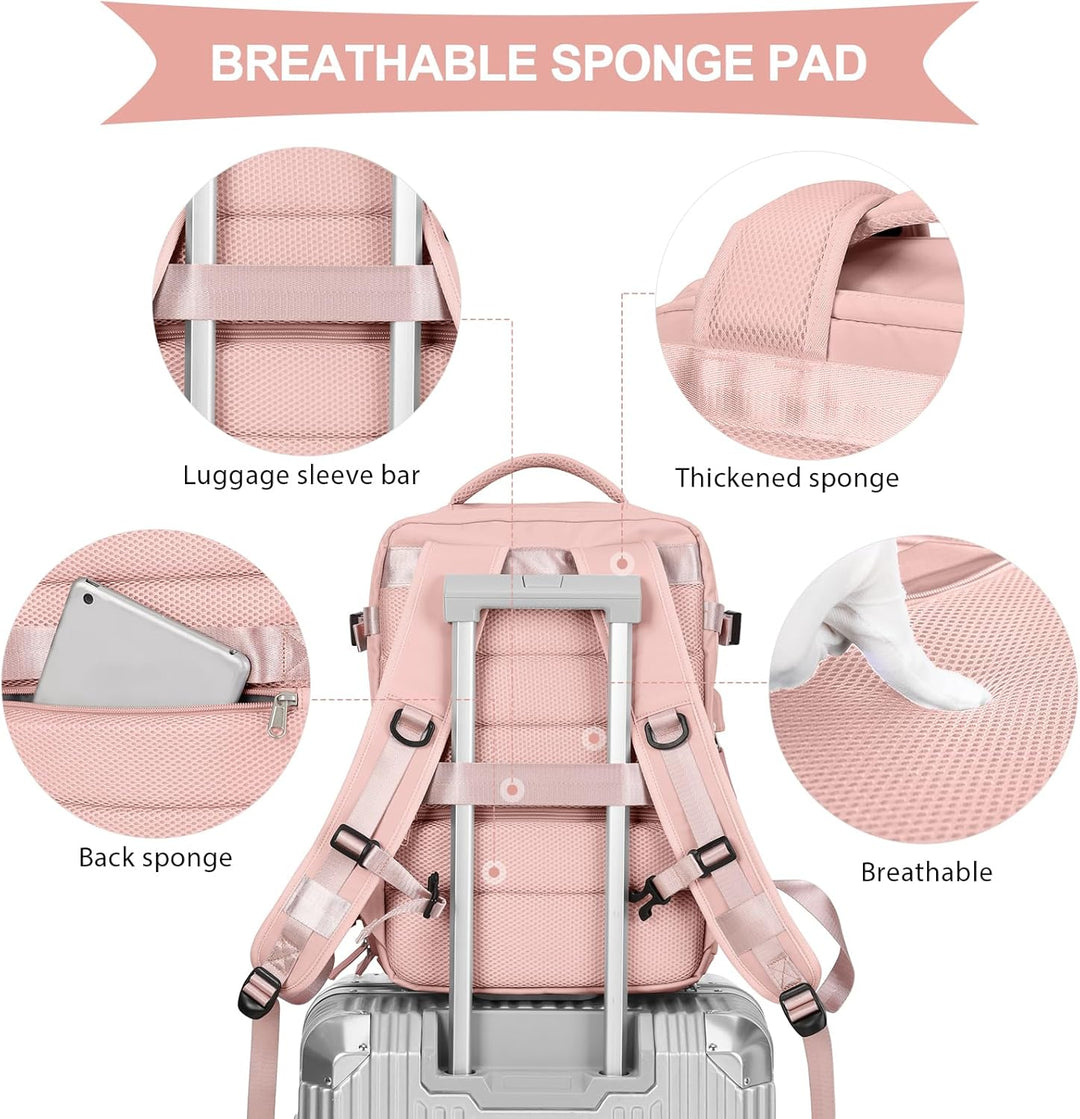 coowoz Mochila de mano para mujeres y hombres, mochila de viaje apr...