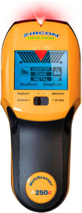 Zircon® MultiScanner™ A250c Buscador de pernos para madera y metal, pantalla mejorada