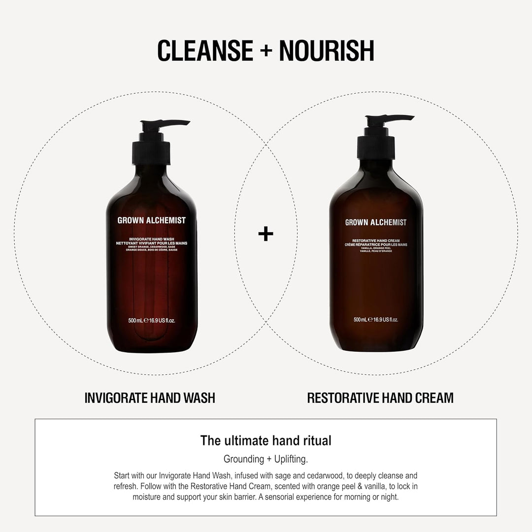 Grown Alchemist Set de lavado de manos vigorizante + recarga \u2013...