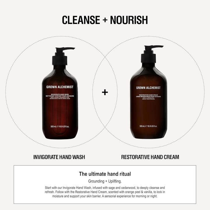 Grown Alchemist Set de lavado de manos vigorizante + recarga \u2013...
