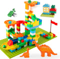 Bloques de construcción Klobroz Marble Run, 145 piezas de bloques grandes clásicos STEM juguete