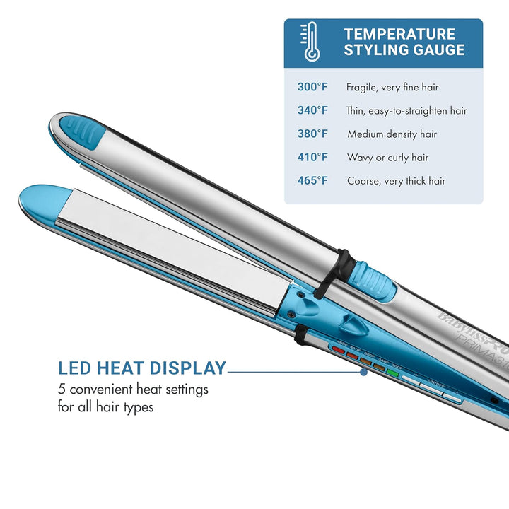 BaBylissPRO Nano Titanium Prima Ionic Hair Straightener \u2013 Prof...