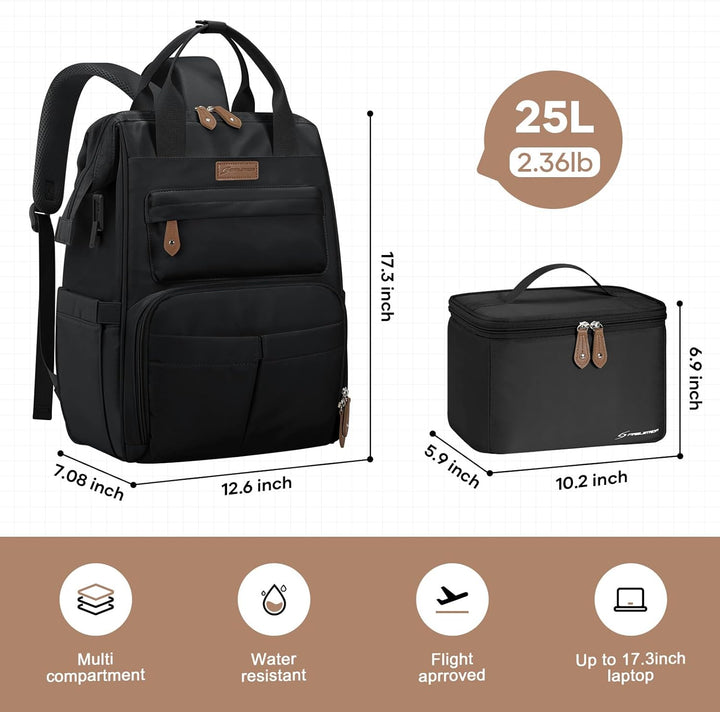 Maelstrom Mochila de viaje para mujeres y hombres, mochila para lap...