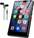 Reproductor de MP3 con Bluetooth y WiFi, M503Pro 16GB MP4 para niños con Spotify, Spotify Kids, radio FM, audible, reproductor de música con pantalla táctil de 4.0 pulgadas con controles