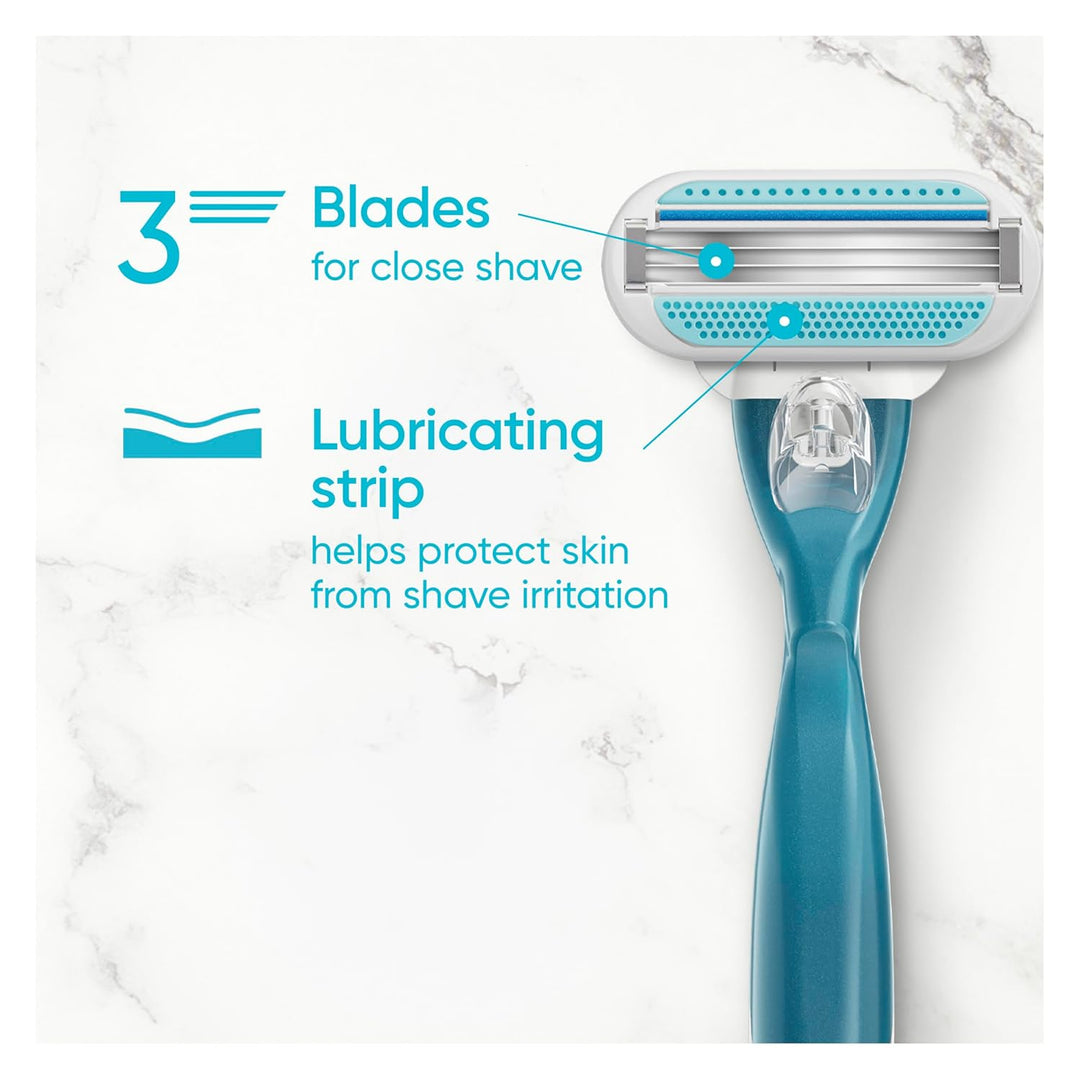 Gillette Venus Smooth Recambios de cuchillas de afeitar para mujer,...